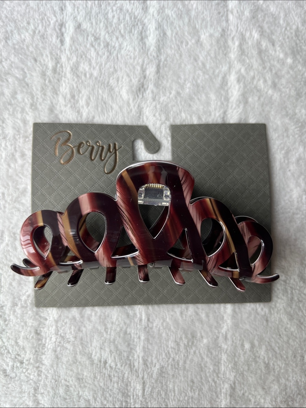 Berry Hair Claw Clips
